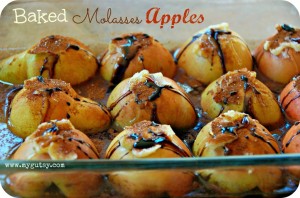 Caroline's Baked Molasses Apples