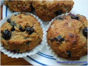 Lori's Paleo Blueberry Muffins