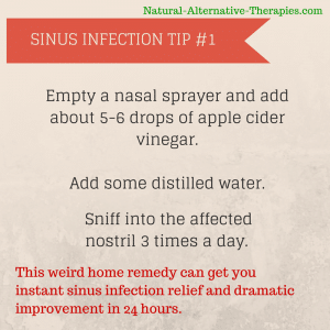 vinegar for sinus infections