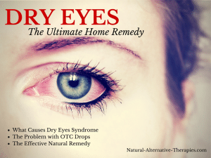 The Ultimate Home Remedy for Dry Eyes Syndrome