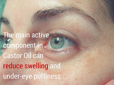 castor oil for eye puffiness