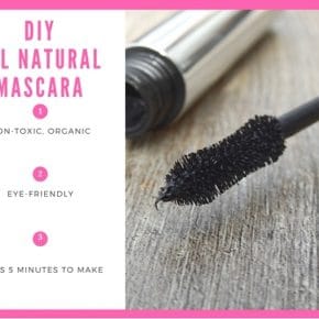 make your own natural homemade mascara