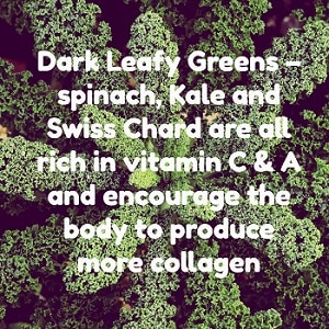 dark leafy greens for collagen