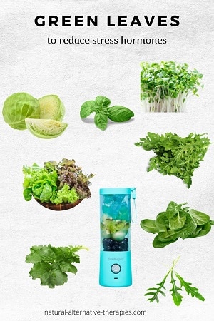 green vegetables to reduce cortisol levels