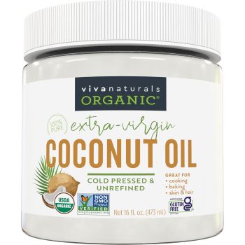 viva naturlas organic coconut oil foR PMS