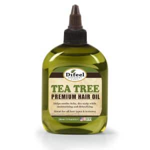 natural hair oil with tea tree oil