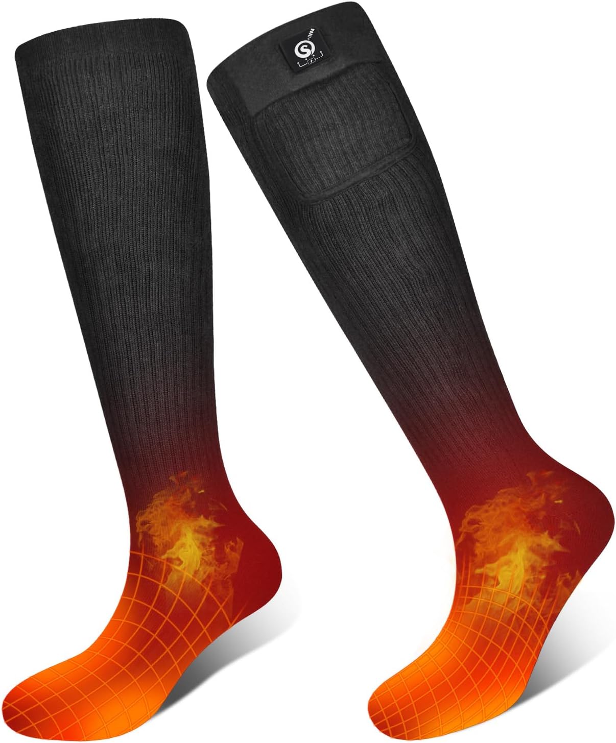 sun will heated socks for blood circulation in feet and legs