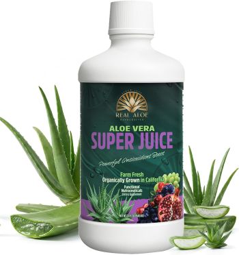 oganic pure aloe vera juice