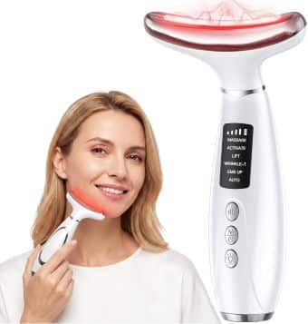 red light therapy face massager